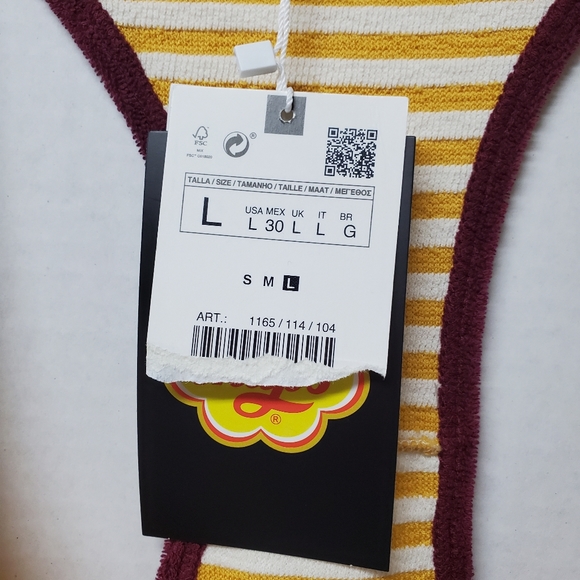 Zara x Chupa Chups Terrycloth Tank Top Sz S New - Picture 6 of 11